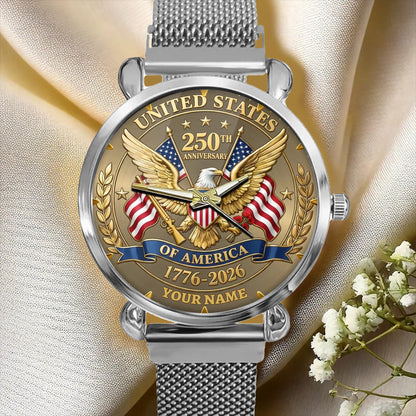 United States 250th Anniversary Personalized Watch