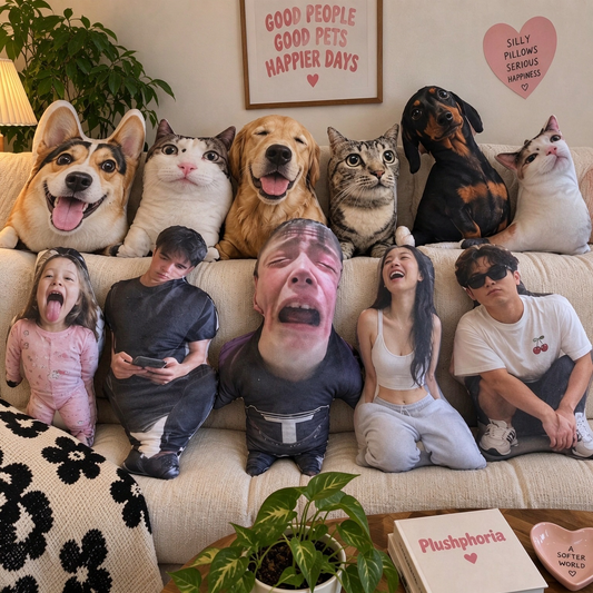 Custom Ugly Photo Pillow – Personalized Funny Face & Pet Pillow
