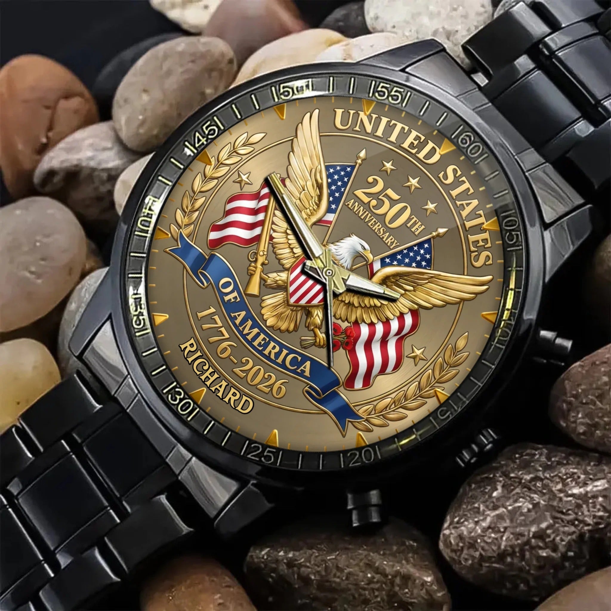 United States 250th Anniversary Personalized Watch