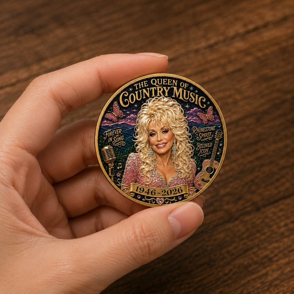 Last Day Promo: 50% OFF🎸🦋Queen of Country Music Memorial Commemorative Coin