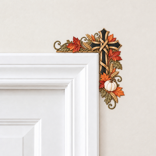 🍁Autumn Door Corner Topper – Harvest & Faith Home Decor