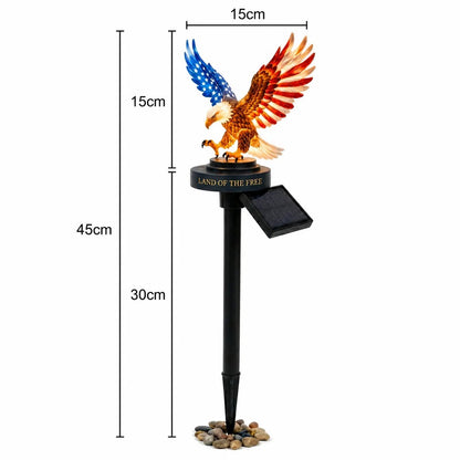 🦅 America 250th Anniversary Solar Eagle Garden Light – A Glowing Tribute to American Freedom