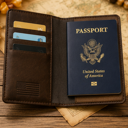 Tiki Paradise Personalized Passport Holder