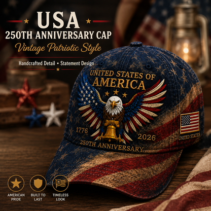🇺🇸 250th Anniversary American Eagle Baseball Cap