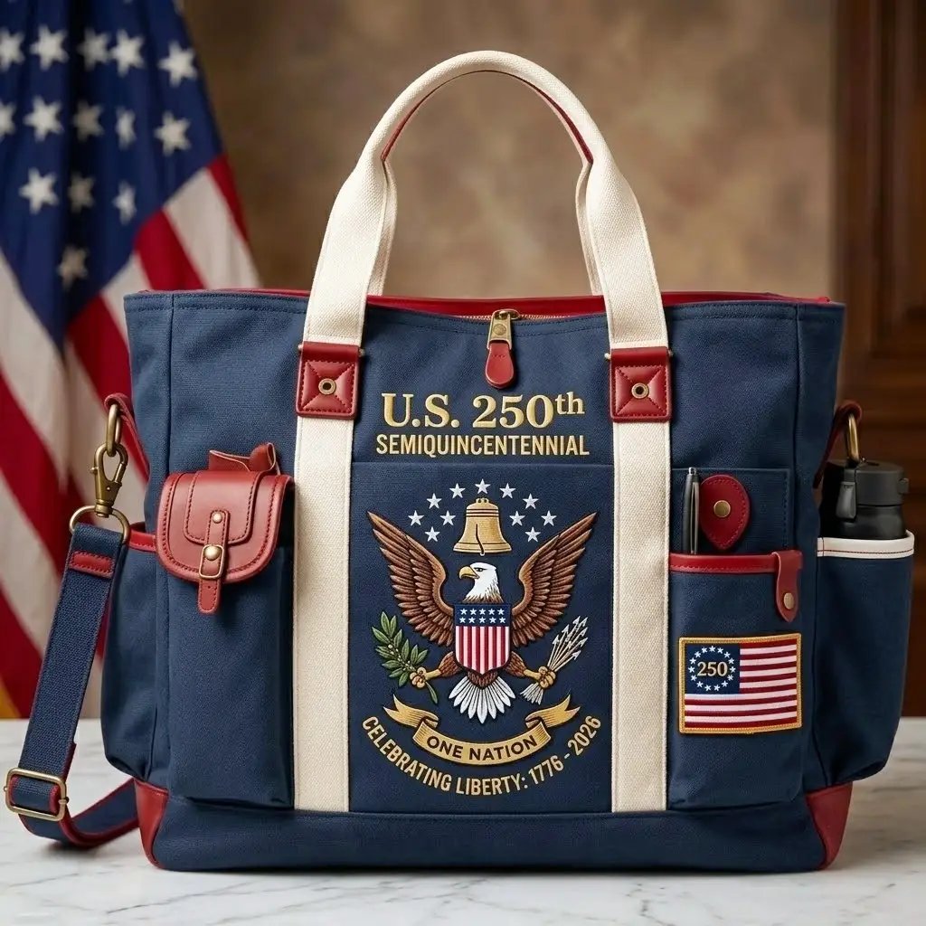 USA 250th Anniversary Edition Heavy-Duty Multifunctional Outdoor Tote Bag