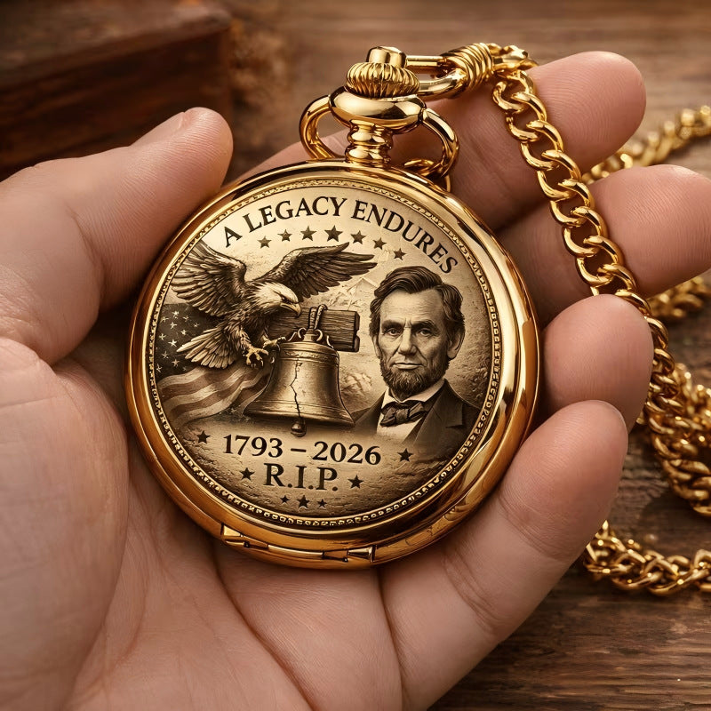America 250th Anniversary Commemorative Pocket Watch — 1776-2026