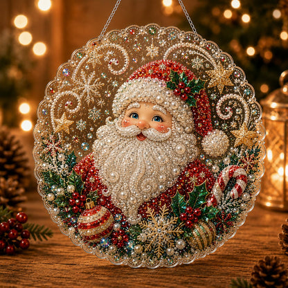 Christmas Pearl Diamond Art Hanging Ornament Kit