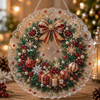 Christmas Pearl Diamond Art Hanging Ornament Kit