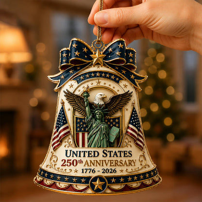 🇺🇸🔔 USA 250th Anniversary Liberty Bell Acrylic Ornament
