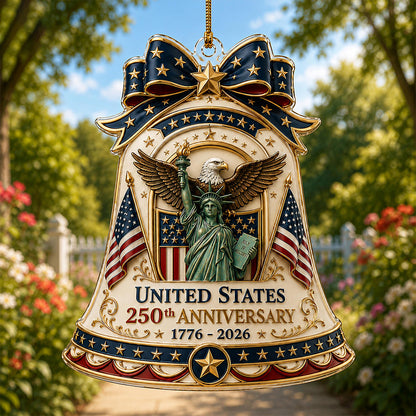 🇺🇸🔔 USA 250th Anniversary Liberty Bell Acrylic Ornament