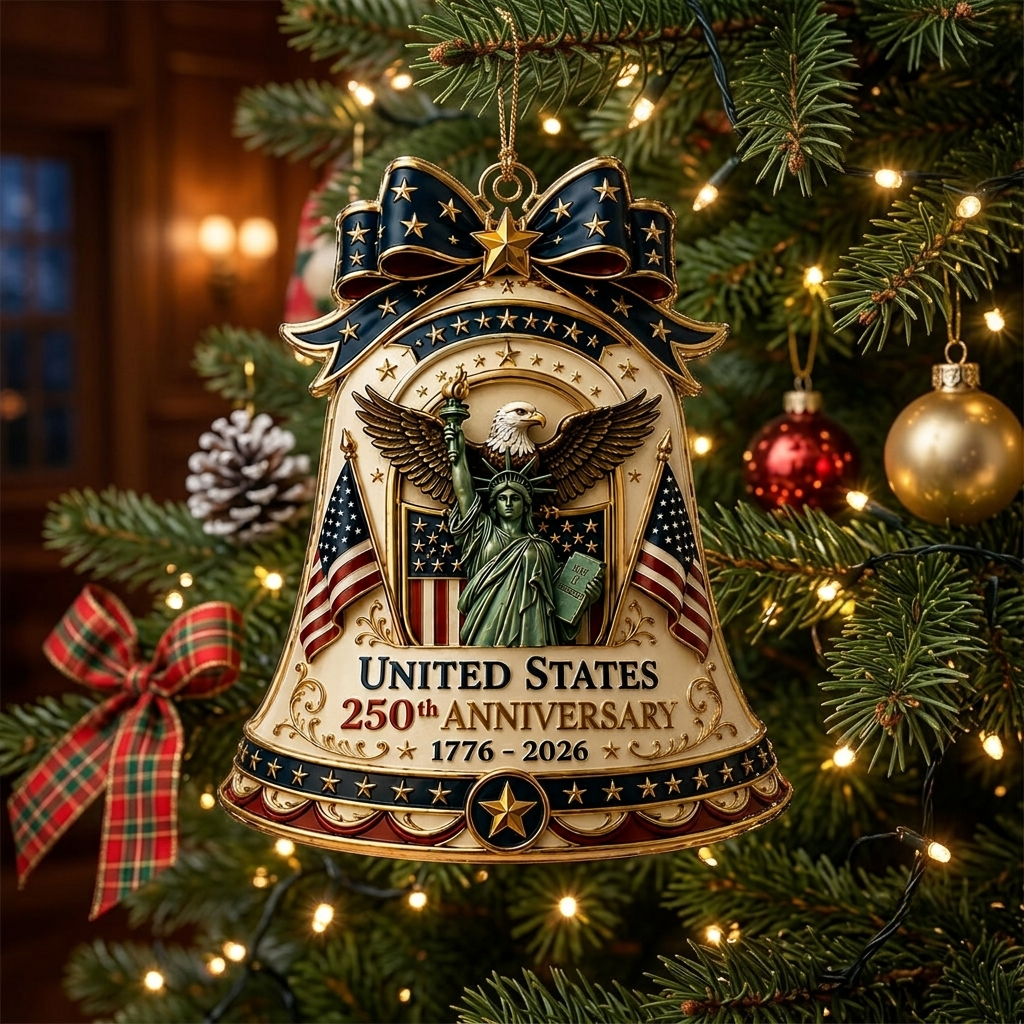 🇺🇸🔔 USA 250th Anniversary Liberty Bell Acrylic Ornament