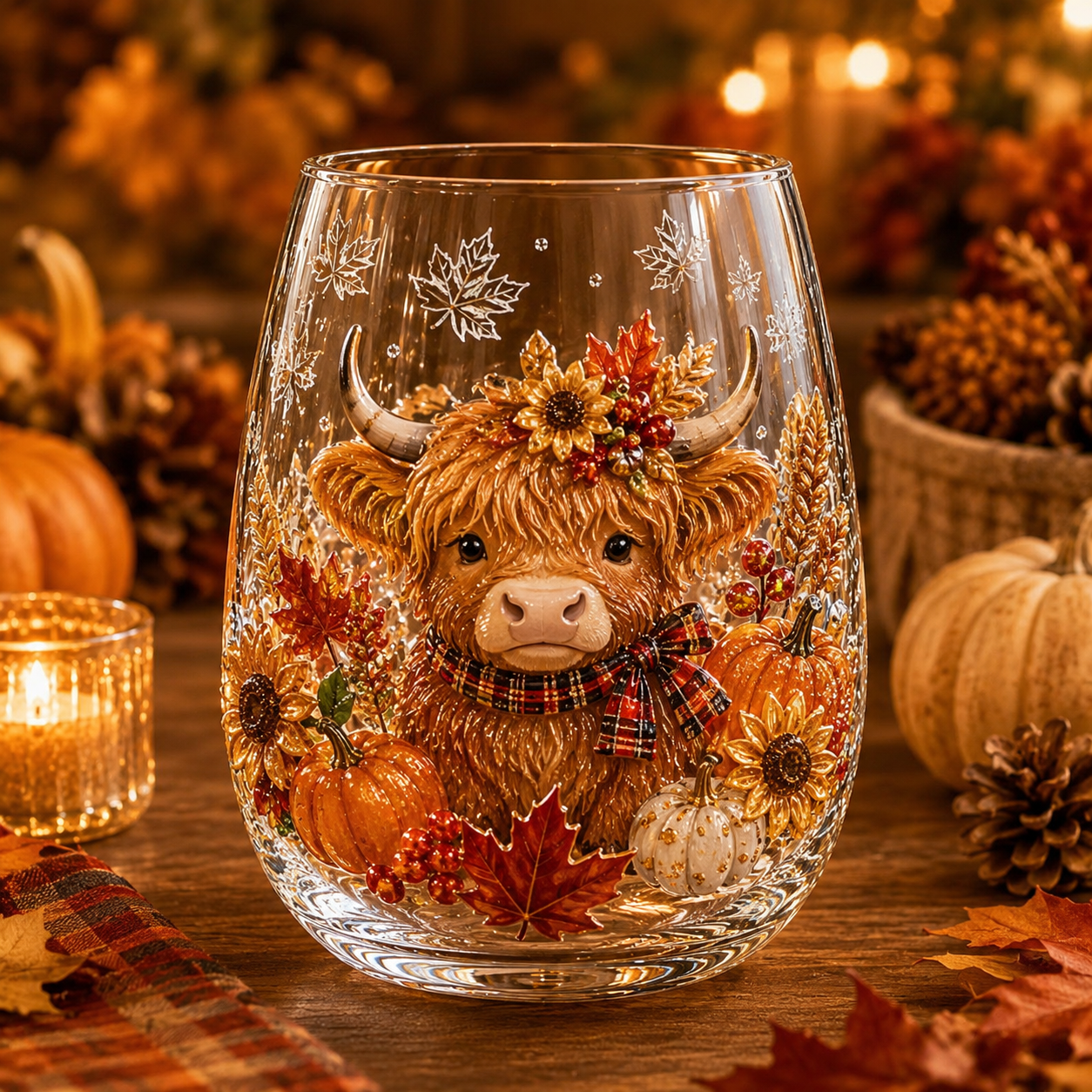 Autumn Harvest Glass Cup Collection — Cozy Fall Moments In Every Sip