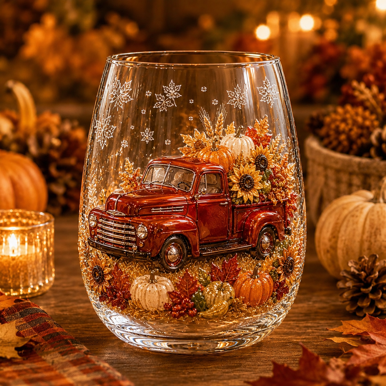 Autumn Harvest Glass Cup Collection — Cozy Fall Moments In Every Sip