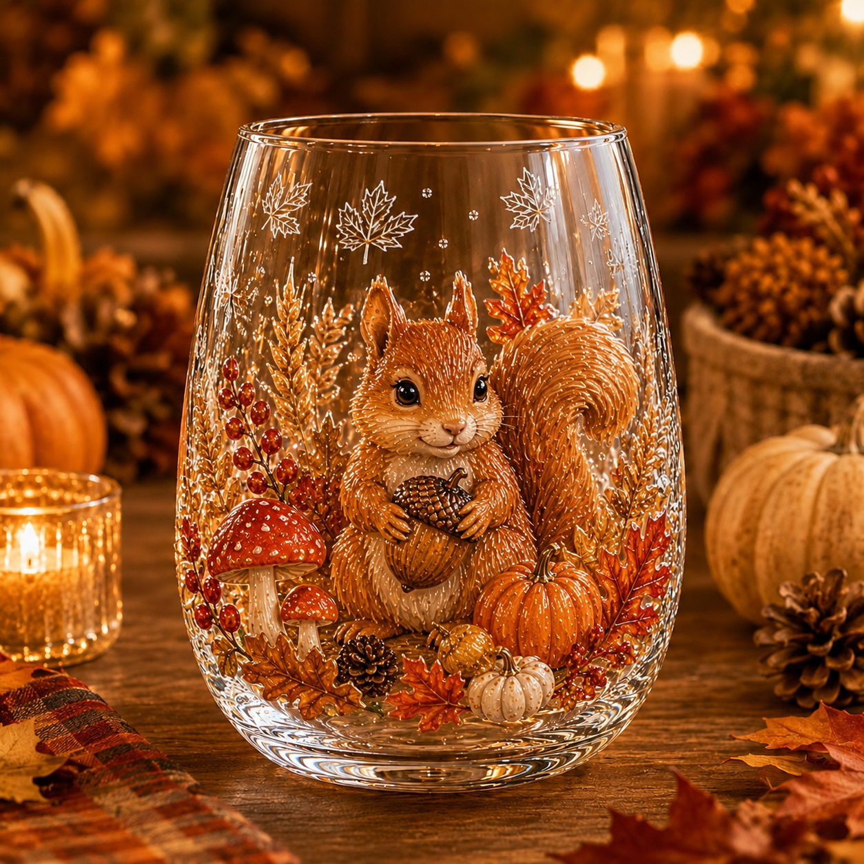 Autumn Harvest Glass Cup Collection — Cozy Fall Moments In Every Sip