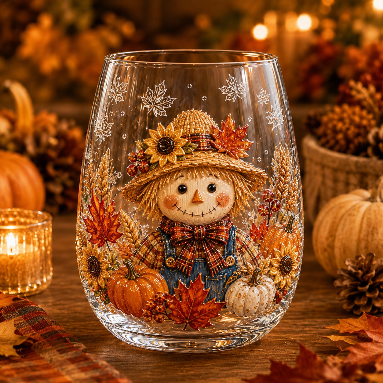 Autumn Harvest Glass Cup Collection — Cozy Fall Moments In Every Sip