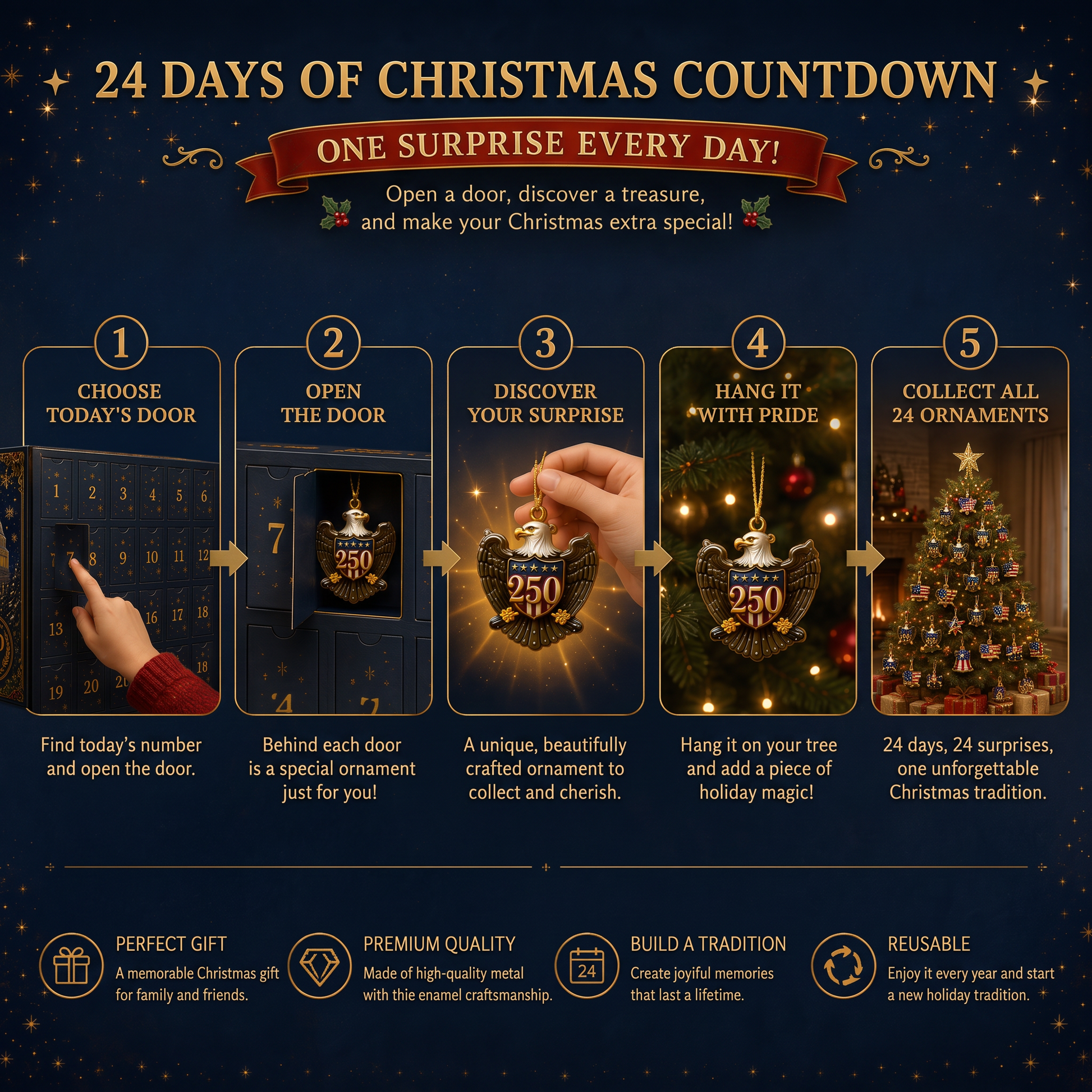 🎄 250th Anniversary Christmas Advent Calendar