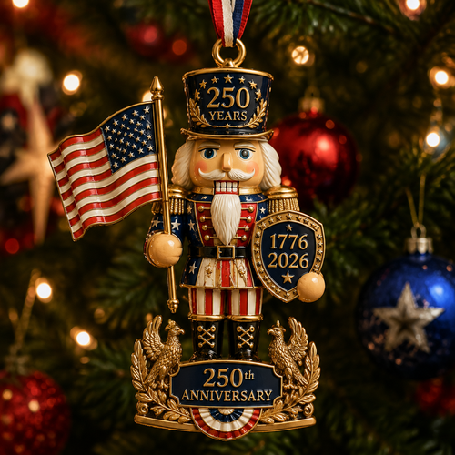 🎄 Nutcracker-themed Christmas Tree Ornament – Limited Anniversary Edition