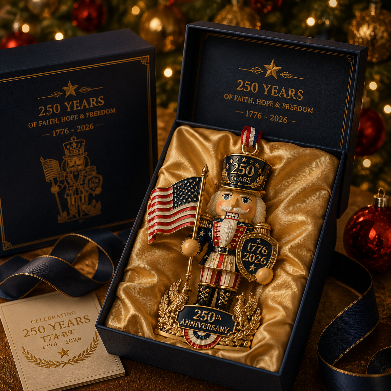 🎄 Nutcracker-themed Christmas Tree Ornament – Limited Anniversary Edition