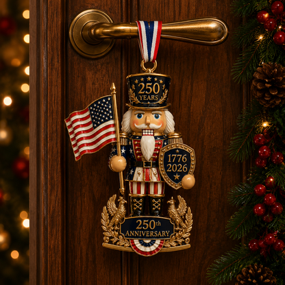 🎄 Nutcracker-themed Christmas Tree Ornament – Limited Anniversary Edition
