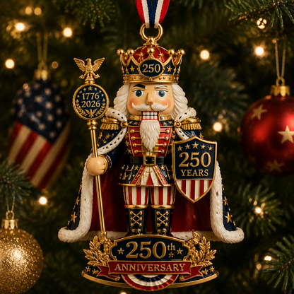 🎄 Nutcracker-themed Christmas Tree Ornament – Limited Anniversary Edition