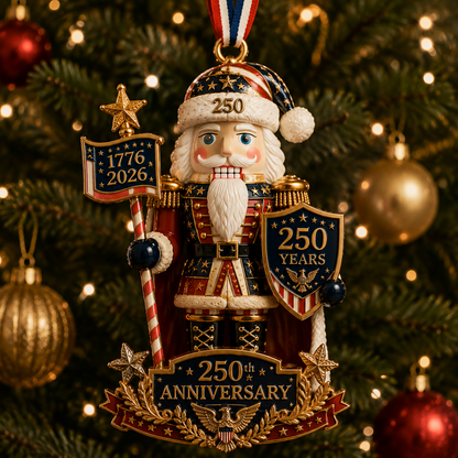 🎄 Nutcracker-themed Christmas Tree Ornament – Limited Anniversary Edition