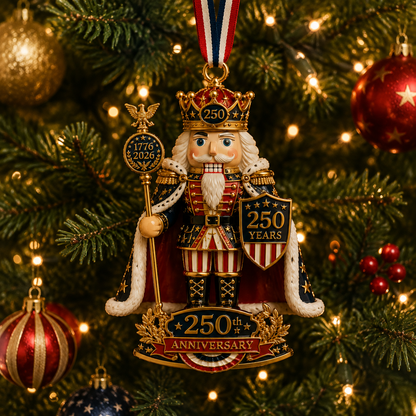 🎄 Nutcracker-themed Christmas Tree Ornament – Limited Anniversary Edition