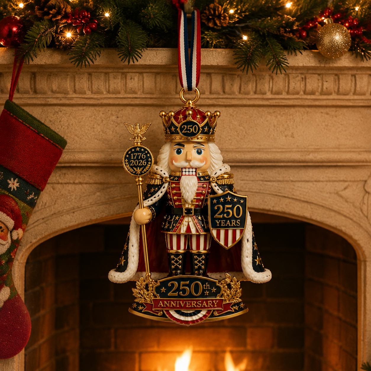 🎄 Nutcracker-themed Christmas Tree Ornament – Limited Anniversary Edition