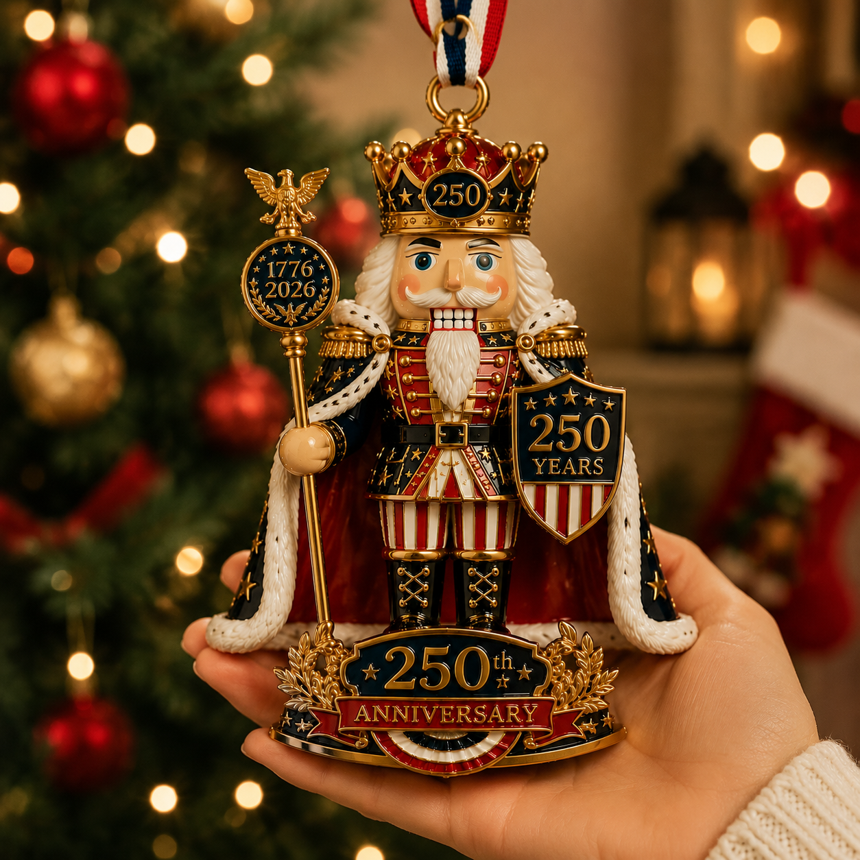 🎄 Nutcracker-themed Christmas Tree Ornament – Limited Anniversary Edition