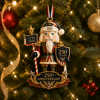 🎄 Nutcracker-themed Christmas Tree Ornament – Limited Anniversary Edition