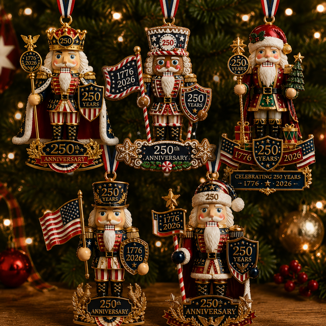 🎄 Nutcracker-themed Christmas Tree Ornament – Limited Anniversary Edition