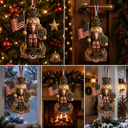 🎄 Nutcracker-themed Christmas Tree Ornament – Limited Anniversary Edition