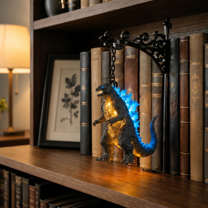 Glowing Monster Bookshelf Lamp - Dinosaur-Inspired Gift For Kids