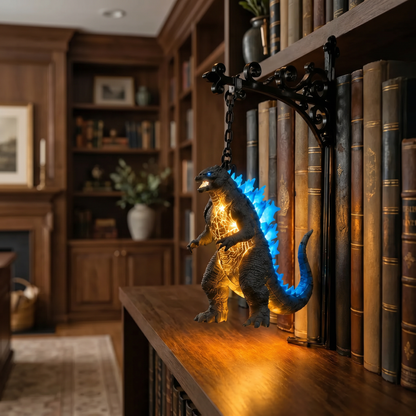 Glowing Monster Bookshelf Lamp - Dinosaur-Inspired Gift For Kids