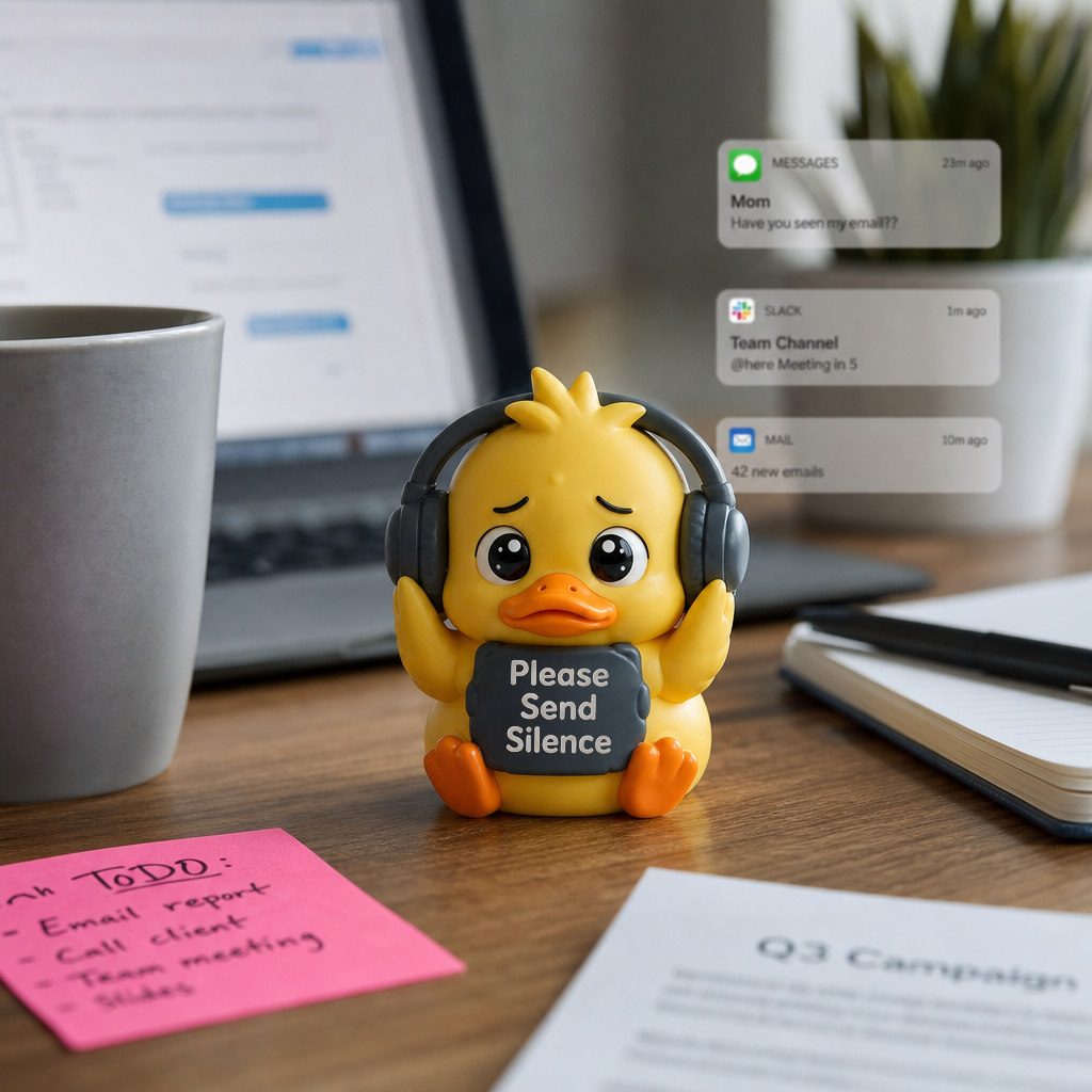 🦆Not Every Bad Day Needs Fixing, Sometimes It Just Needs An Emotional Support Duck