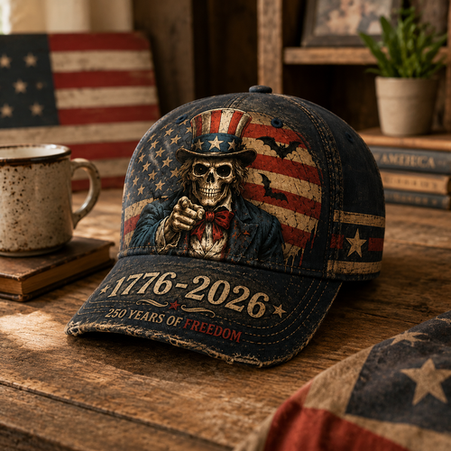 America 250th Anniversary Halloween Patriot Cap