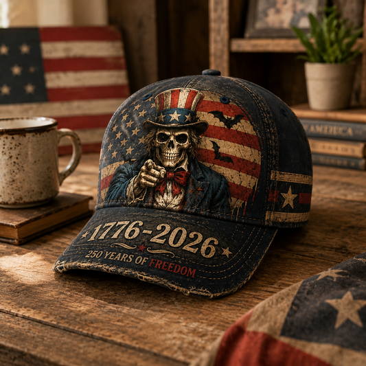 America 250th Anniversary Halloween Patriot Cap