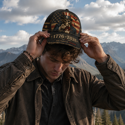 America 250th Anniversary Halloween Patriot Cap