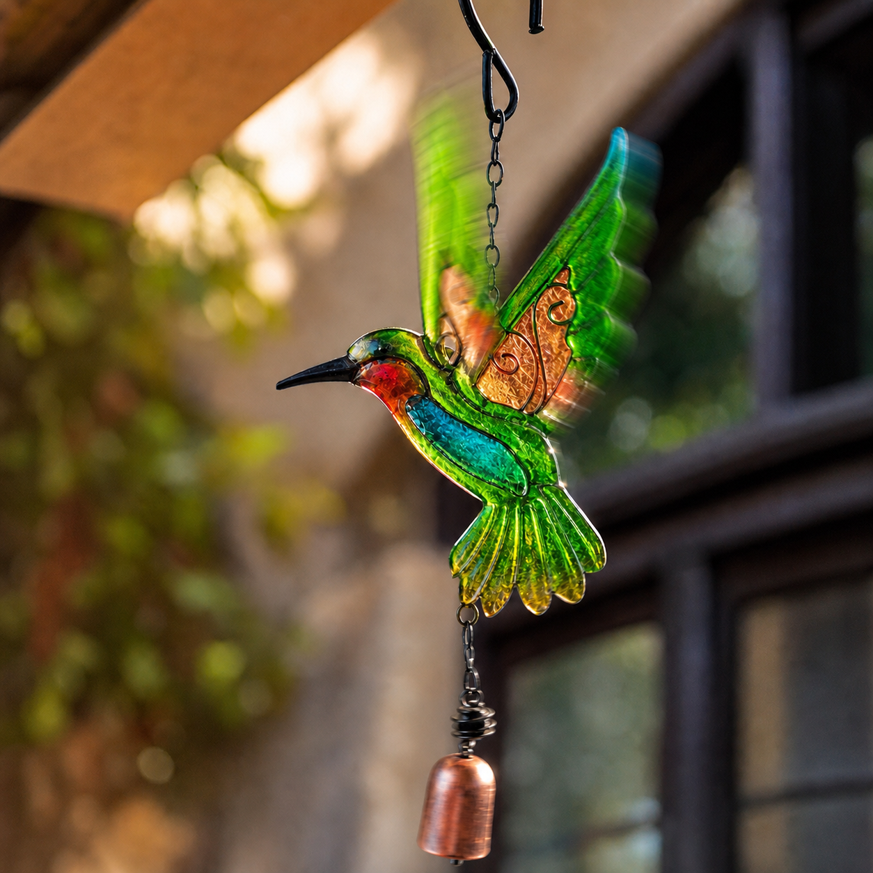 Hummingbird Suncatcher Wind Chime