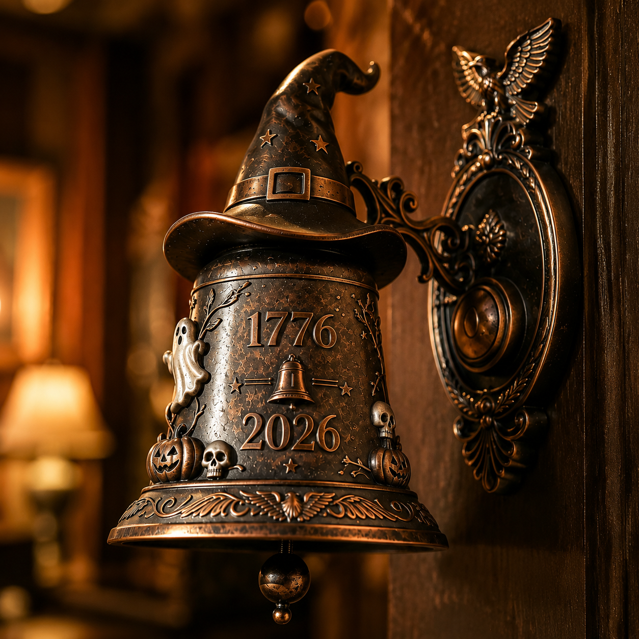 🔔 America  250th Halloween Garden Bell