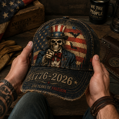 America 250th Anniversary Halloween Patriot Cap