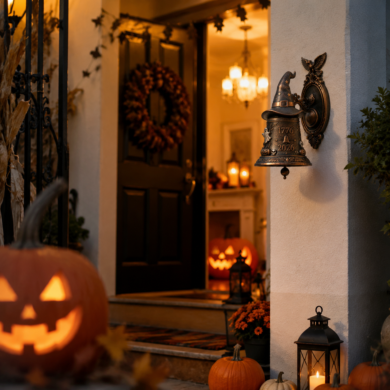 🔔 America  250th Halloween Garden Bell